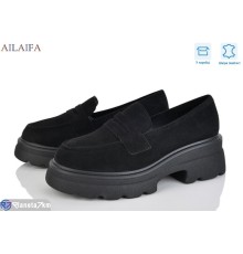 Туфлі жіночі на весну/осінь (8 пар р.36-41) чорний  "Latifa"