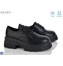 Туфлі жіночі на весну/осінь (8 пар р.36-41) чорний  "Latifa"