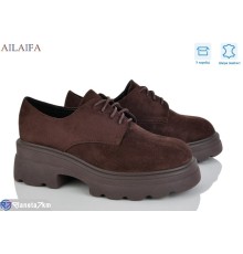 Туфлі жіночі на весну/осінь (8 пар р.36-41) коричневий  "Latifa"