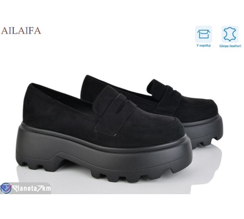 Туфлі жіночі на весну/осінь (8 пар р.36-41) чорний  "Latifa"