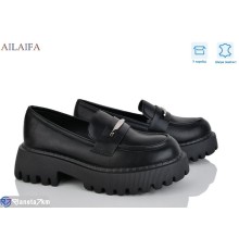 Туфлі жіночі на весну/осінь (8 пар р.36-41) чорний  "Latifa"