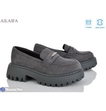 Туфлі жіночі на весну/осінь (8 пар р.36-41) сірий  "Latifa"
