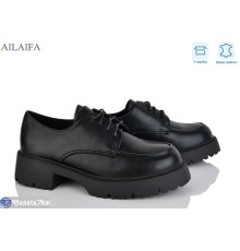 Туфлі жіночі на весну/осінь (8 пар р.36-41) чорний  "Latifa"