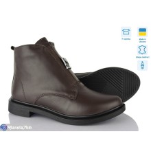 Черевики жіночі на весну/осінь (6 пар р.36-40) коричневий  "Linda"