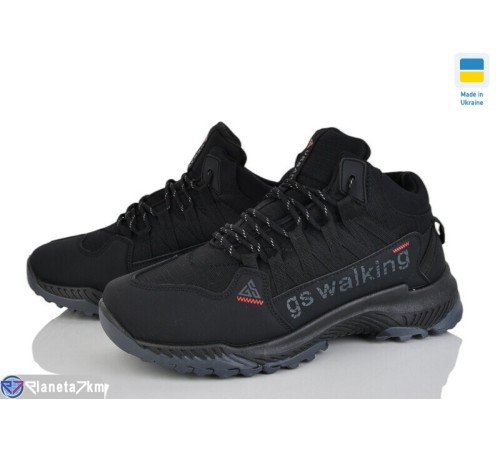 Кросівки чоловічі на зиму (8 пар р.41-45) чорний  "LUCKY"