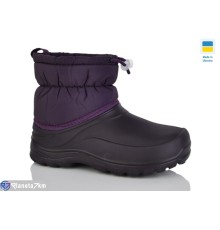 Дитячі чоботи з піни на зиму (12 пар р.30-36) фіолетовий  "MURMUR"