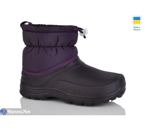 Дитячі чоботи з піни на зиму (12 пар р.30-36) фіолетовий  "MURMUR"