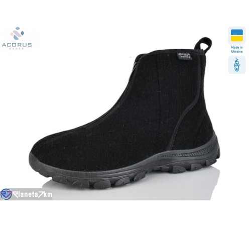 Бурки чоловічи на зиму (8 пар р.41-45) чорний  "Acorus"