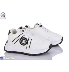 Дитячі кросівки на весну/осінь (5 пар р.23-27) білий  "Леопард"