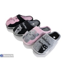 Тапки жіночі на зиму (12 пар р.36-41) мікс  "ELMA"