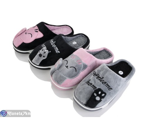 Тапки жіночі на зиму (12 пар р.36-41) мікс  "ELMA"