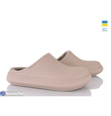 Жіночі сабо на зиму (6 пар р.36-41) коричневий  "Ladmir"