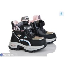 Черевики дитячі на зиму (8 пар р.23-28) чорний  "Mirella"