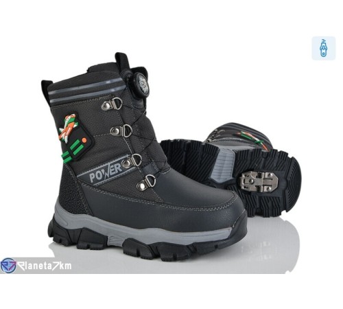 Черевики дитячі на зиму (8 пар р.28-33) сірий  "Mirella"