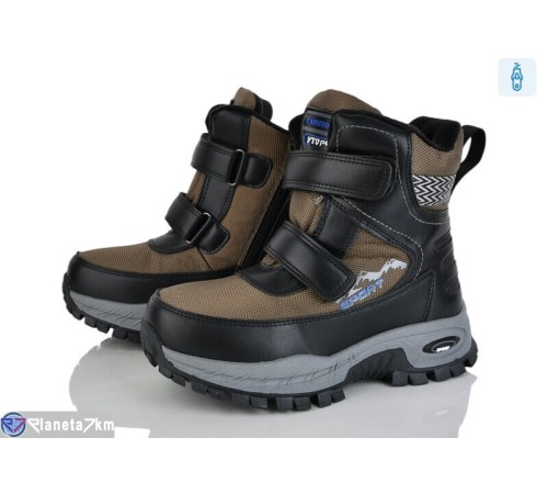 Черевики дитячі на зиму (8 пар р.32-37) хакі  "Mirella"