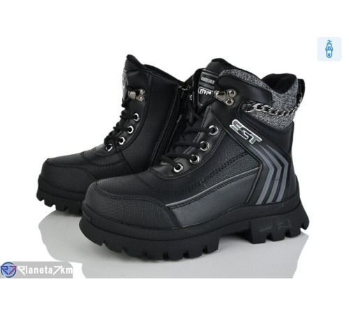 Черевики дитячі на зиму (8 пар р.32-37) чорний  "Mirella"