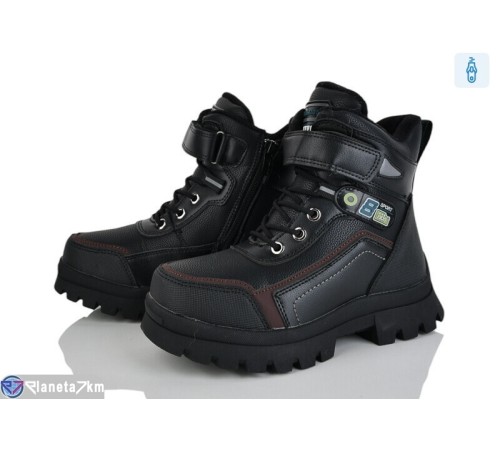 Черевики дитячі на зиму (8 пар р.32-37) чорний  "Mirella"