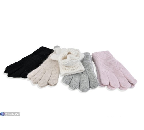 Рукавички жіночі на весну/осінь (12 шт. р.сетка One size) мікс  "KaPira"