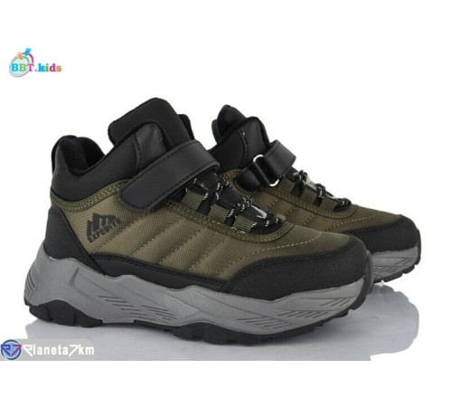 Дитячі кросівки на зиму (8 пар р.32-37) зелений  "BBT"