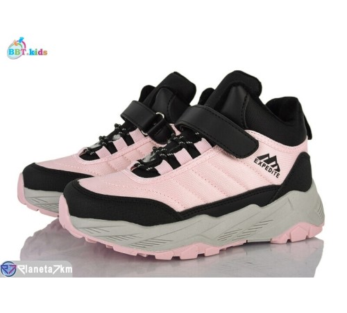 Дитячі кросівки на зиму (8 пар р.32-37) рожевий  "BBT"