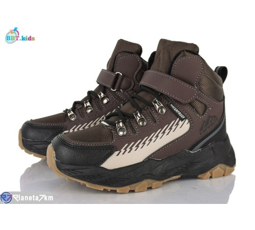 Черевики дитячі на зиму (8 пар р.32-37) коричневий  "BBT"