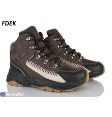 Черевики дитячі на зиму (8 пар р.36-41) коричневий  "FDEK"