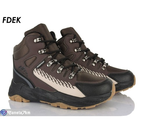 Черевики дитячі на зиму (8 пар р.36-41) коричневий  "FDEK"