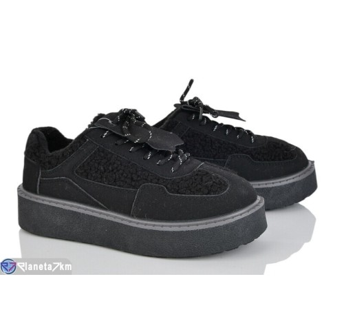 Кросівки жіночі на весну/осінь (8 пар р.36-41) чорний  "LOREDANA"