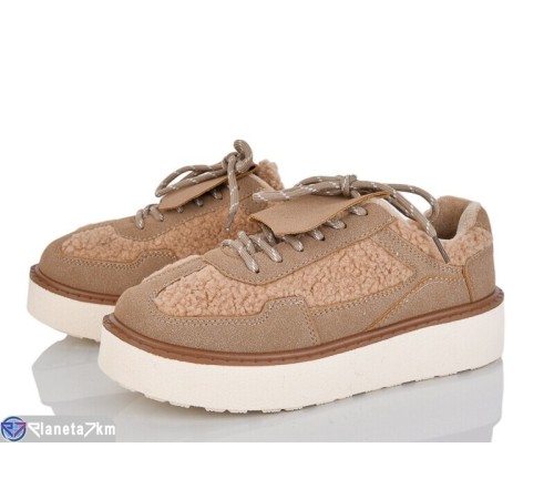 Кросівки жіночі на весну/осінь (8 пар р.36-41) коричневий  "LOREDANA"