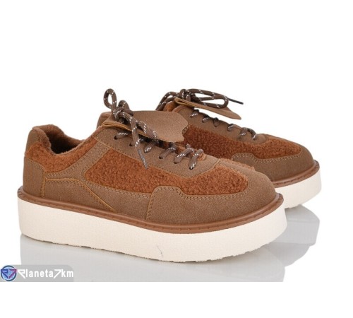 Кросівки жіночі на весну/осінь (8 пар р.36-41) коричневий  "LOREDANA"