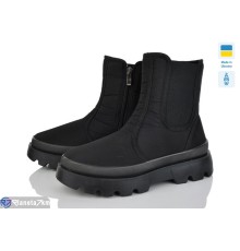 Черевики жіночі на весну/осінь (6 пар р.37-41) чорний  "LEOBAZA"