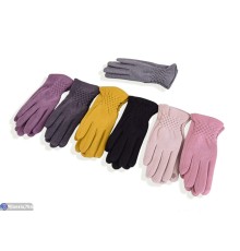 Рукавички дитячі на весну/осінь (12 шт. р.сетка S-L) мікс  "RUBIBAS"