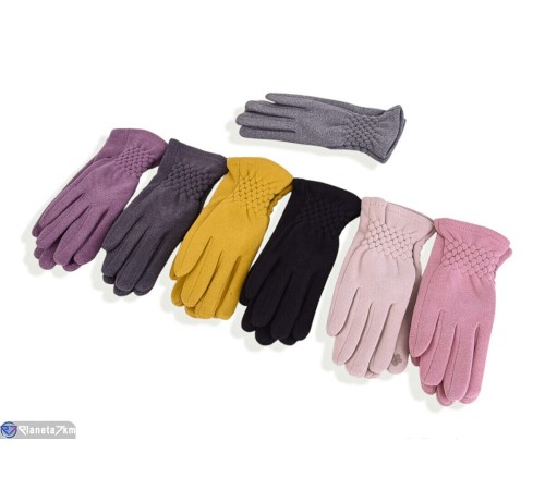 Рукавички дитячі на весну/осінь (12 шт. р.сетка S-L) мікс  "RUBIBAS"