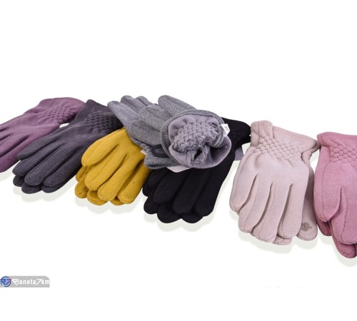 Рукавички дитячі на весну/осінь (12 шт. р.сетка S-L) мікс  "RUBIBAS"