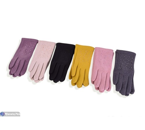 Рукавички дитячі на весну/осінь (12 шт. р.сетка S-L) мікс  "RUBIBAS"