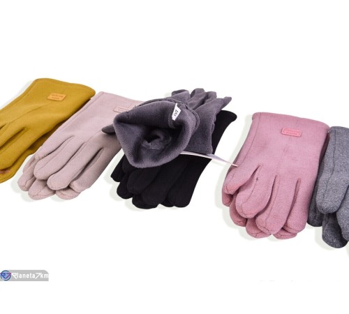 Рукавички дитячі на весну/осінь (12 шт. р.сетка S-L) мікс  "RUBIBAS"