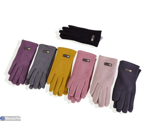 Рукавички дитячі на весну/осінь (12 шт. р.сетка S-L) мікс  "RUBIBAS"