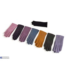 Рукавички дитячі на весну/осінь (12 шт. р.сетка S-L) мікс  "RUBIBAS"