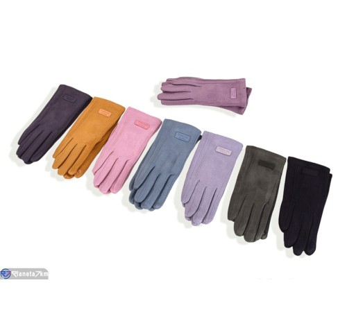 Рукавички дитячі на весну/осінь (12 шт. р.сетка S-L) мікс  "RUBIBAS"