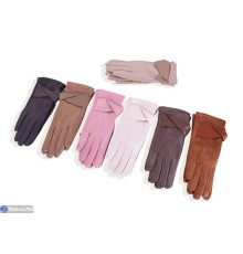 Рукавички жіночі на весну/осінь (12 шт. р.сетка 6,5-8,5) мікс  "RUBIBAS"