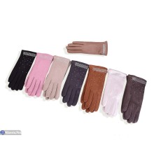 Рукавички жіночі на весну/осінь (12 шт. р.сетка 6,5-8,5) мікс  "RUBIBAS"