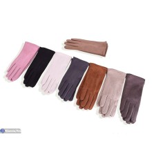 Рукавички жіночі на весну/осінь (12 шт. р.сетка 6,5-8,5) мікс  "RUBIBAS"