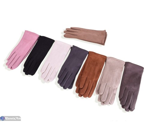 Рукавички жіночі на весну/осінь (12 шт. р.сетка 6,5-8,5) мікс  "RUBIBAS"