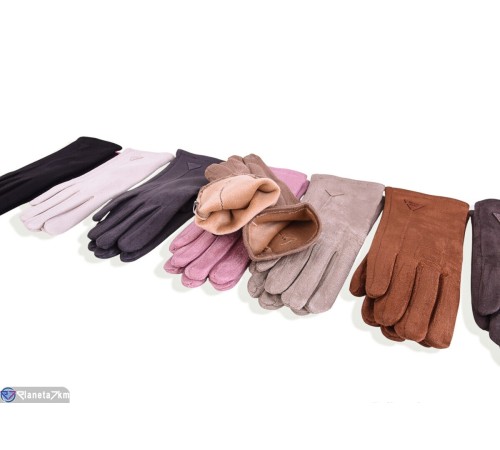 Рукавички жіночі на весну/осінь (12 шт. р.сетка 6,5-8,5) мікс  "RUBIBAS"