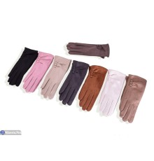 Рукавички жіночі на весну/осінь (12 шт. р.сетка 6,5-8,5) мікс  "RUBIBAS"