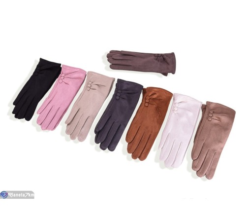 Рукавички жіночі на весну/осінь (12 шт. р.сетка 6,5-8,5) мікс  "RUBIBAS"