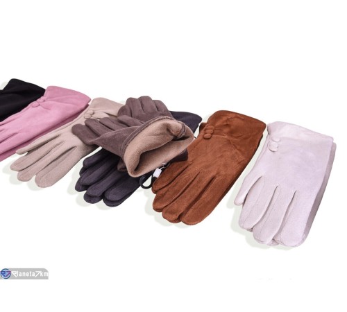 Рукавички жіночі на весну/осінь (12 шт. р.сетка 6,5-8,5) мікс  "RUBIBAS"