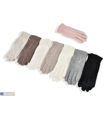 Рукавички жіночі на весну/осінь (12 шт. р.сетка 6,5-8,5) мікс  "RUBIBAS"