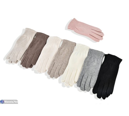 Рукавички жіночі на весну/осінь (12 шт. р.сетка 6,5-8,5) мікс  "RUBIBAS"