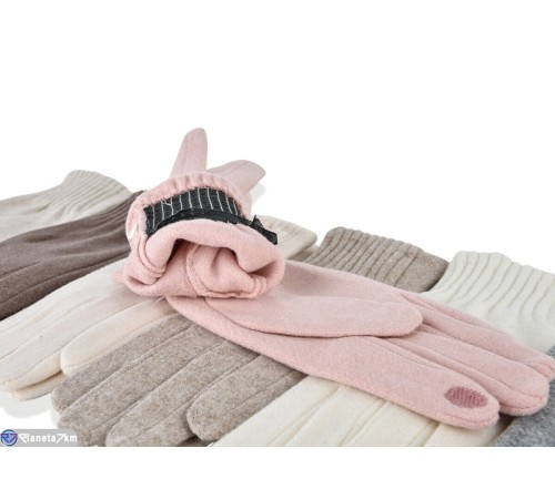 Рукавички жіночі на весну/осінь (12 шт. р.сетка 6,5-8,5) мікс  "RUBIBAS"